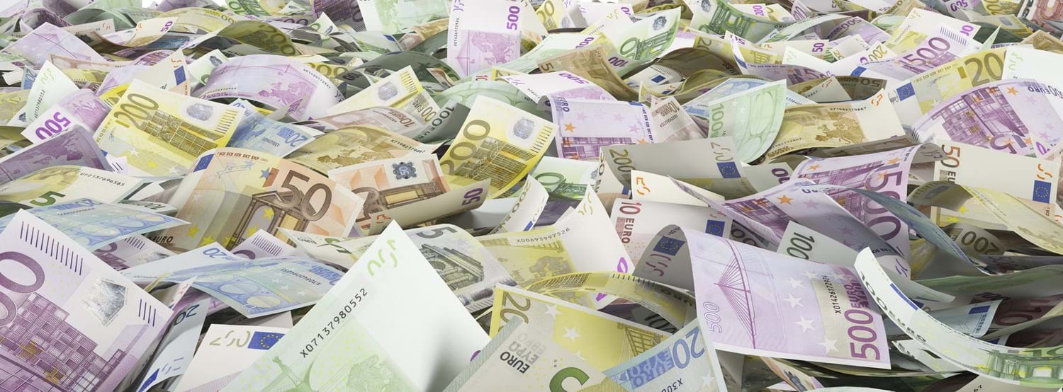 image of euro bills