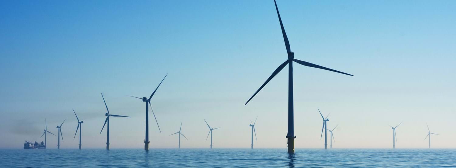 image of offshore windmills
