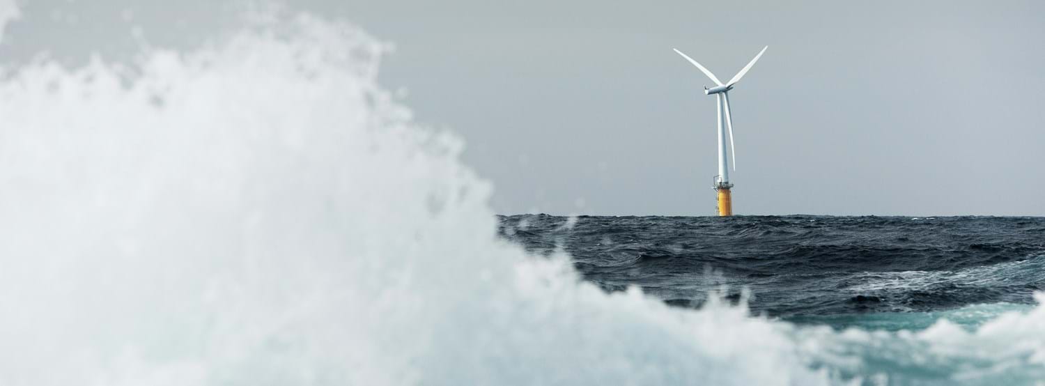 Floating offshore wind farm. Credit: Equinor - Hywind DEMO outside Karmøy