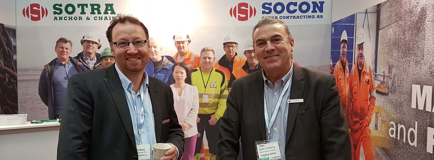 Jon Dorsey, Business Developer and Einar Vindenes, Managing Director from SOCON.