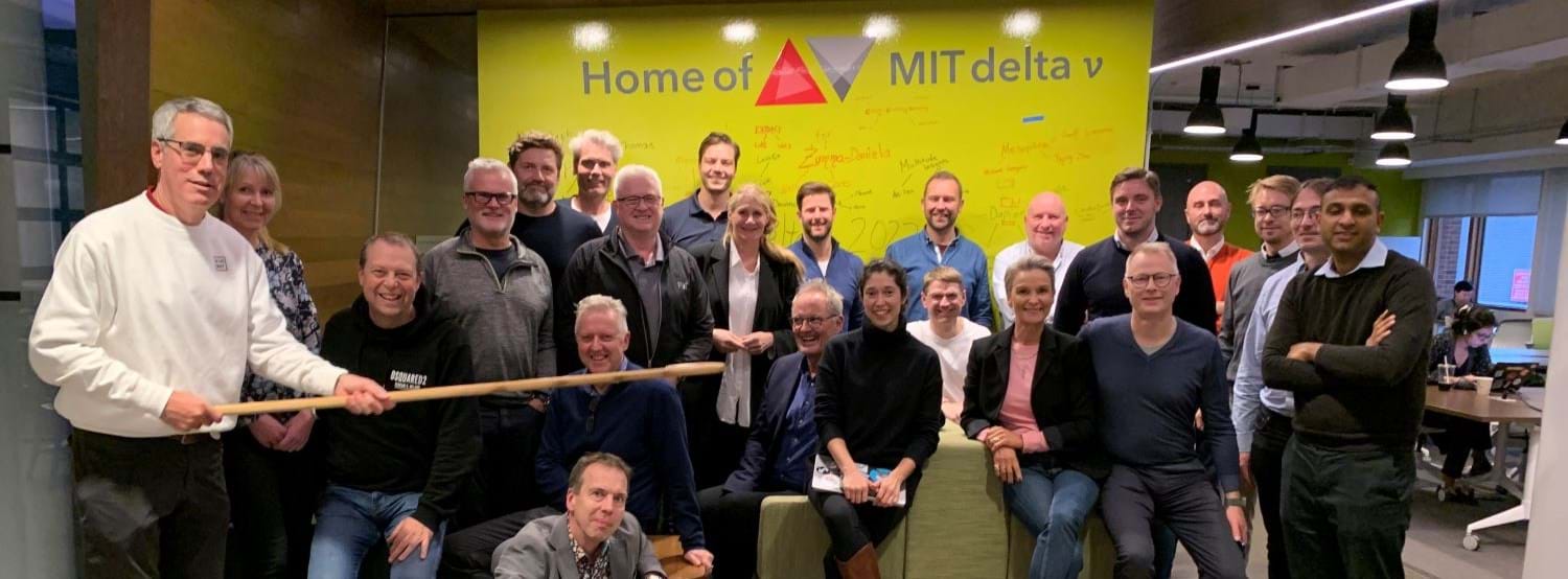 Serial entrepreneur Bill Aulet (left) together with organisers and participants of our Ocean Tech Scaling Program 2022..