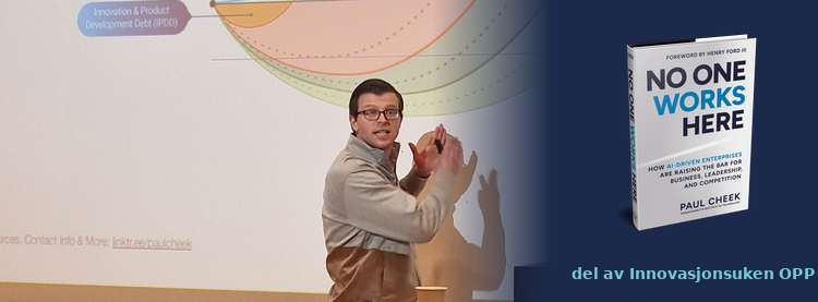 Paul Cheek gjester oss direkte fra MIT. Seniorforeleser ved MIT Sloan, seriegründer og bestselgende forfatter – og en av de skarpeste stemmene på hvordan AI endrer måten selskaper bygges på.